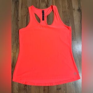 RBX Women's Bright Coral/Hot Pink Tank Top Workout Razor Back